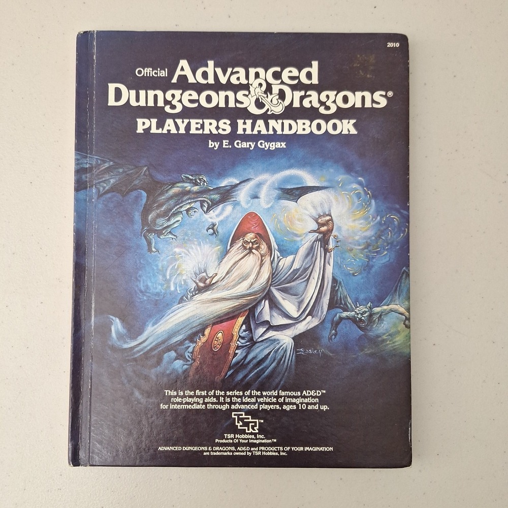 TSR Advanced Dungeons & Dragons Players Handbook Hardcover *1st Edition 1978* VG